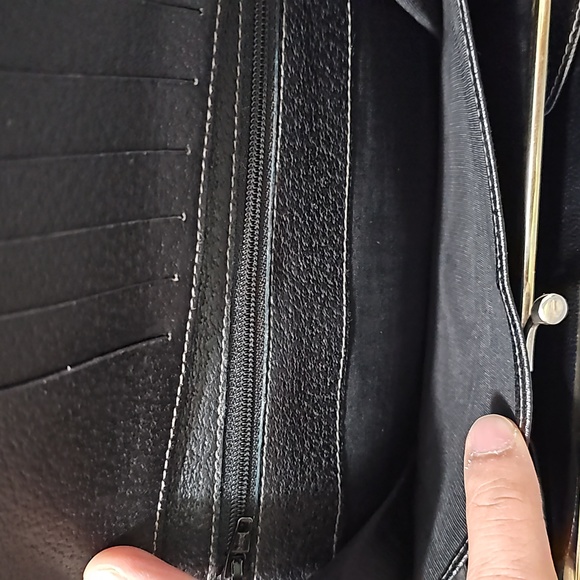 Rare Vintage GUCCI ANNIVERSARY long wallet with coin pouch. - Picture 7 of 12